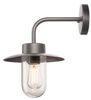 Sieninis lauko šviestuvas SLV Molat, 60W, E27, IP44, antracito, 23 cm x 23 cm