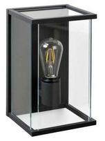 Sieninis lauko šviestuvas Lucide Claire, 15W, E27, IP54, juodas, 18 cm x 30 cm