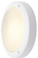 Sieninis lauko šviestuvas SLV Bulan, 60W, E14, IP44, baltas, 27 cm x 7 cm