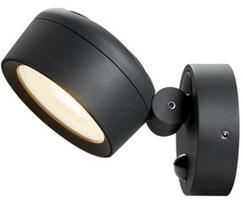 Sieninis lauko šviestuvas SLV Eskina Spot Sensor, 15W, LED, IP54, antracito, 22.3 cm