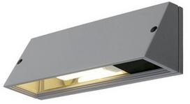 Sieninis lauko šviestuvas SLV Pema, 15W, E27, IP65, pilkas, 28 cm x 10 cm