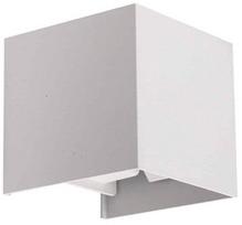 Sieninis lauko šviestuvas AZzardo Gambino, 6W, LED, IP54, baltas, 10 cm x 10 cm