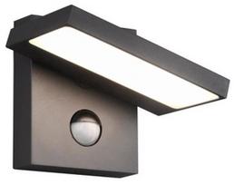Sieninis lauko šviestuvas Trio Horton, 8W, LED, IP54, antracito, 15 cm x 12 cm