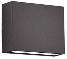 Sieninis lauko šviestuvas Trio Thames, 3W, LED, IP54, antracito, 14 cm x 5 cm