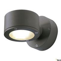 Sieninis lauko šviestuvas SLV Sitra, 9W, LED, IP44, juodas, 10 cm x 10 cm
