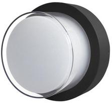 Sieninis lauko šviestuvas Italux Rosta, 5W, LED, IP54, juodas, 11 cm x 8 cm
