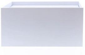 Sieninis lauko šviestuvas CristalRecord, 20W, LED, IP54, baltas, 10 cm x 10 cm