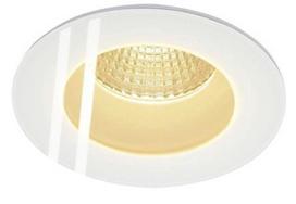 Lauko įleidžiamas šviestuvas SLV Patta-F, 11W, LED, IP65, baltas, 8.3 cm x 5.7 cm