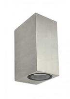Sieninis lauko šviestuvas Su-Ma Mini 5002, 35W, GU10, IP44, sidabro, 6.8 cm x 15 cm