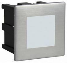 Lauko įleidžiamas šviestuvas Su-Ma Mur Led Inox F 04, 1.5W, LED, IP65, nerūdijančiojo plieno, 8 cm x 8 cm