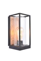 Sieninis lauko šviestuvas Lutec Flair 5288814012, 40W, E27, IP44, rudas/juodas, 12 cm x 26 cm