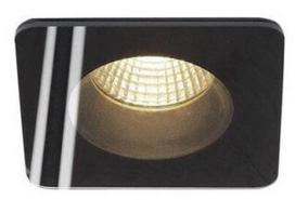 Lauko įleidžiamas šviestuvas SLV Patta-F, 11W, LED, IP65, juodas, 8.3 cm x 6.2 cm