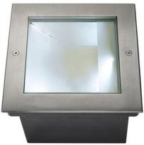 Įleidžiamas lauko grindų šviestuvas SLV Dasar 225, 31W, LED, IP65, nerūdijančiojo plieno, 25.5 cm x 17.5 cm