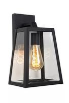 Sieninis lauko šviestuvas Lucide Matslot 29829/01/30, 40W, E27, IP23, juodas, 16.5 cm x 30.5 cm