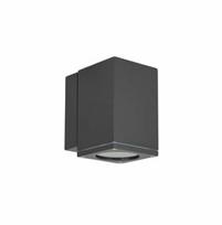 Sieninis lauko šviestuvas Su-Ma Adela Midi, 35W, GU10, IP54, tamsiai pilka, 8.7 cm x 13.7 cm