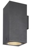 Sieninis lauko šviestuvas SLV Enola Square Up/Down L, 53W, LED, IP65, antracito, 14 cm x 33.2 cm