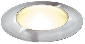 Įleidžiamas lauko grindų šviestuvas SLV Power Trail-Lite, 1W, LED, IP67, sidabro, 4.1 cm x 6.5 cm