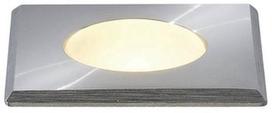 Įleidžiamas lauko grindų šviestuvas SLV Power Trail-Lite, 1W, LED, IP67, sidabro, 4.7 cm x 6.7 cm