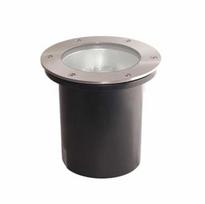 Įleidžiamas lauko grindų šviestuvas Su-Ma Pabla 4031, 75W, E27, IP67, nerūdijančiojo plieno, 21 cm x 23 cm