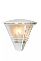 Sieninis lauko šviestuvas Lucide Livia 11812/01/31, 60W, E27, IP44, baltas, 17.5 cm x 25 cm