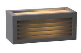 Sieninis lauko šviestuvas Lucide Dimo 27853/01/30, 18W, E27, IP54, antracito, 10.8 cm x 11 cm