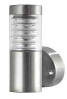 Sieninis lauko šviestuvas Su-Ma Joy 91063L, 60W, E27, IP44, sidabro, 11.4 cm x 26.5 cm
