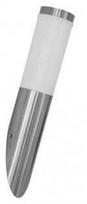 Sieninis lauko šviestuvas Su-Ma Inox ST 021, 40W, E27, IP44, sidabro, 7.5 cm x 40 cm