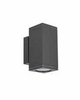 Sieninis lauko šviestuvas Su-Ma Adela Midi, 35W, GU10, IP54, tamsiai pilka, 8.7 cm x 19 cm