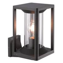 Sieninis lauko šviestuvas Su-Ma Porto M1931, 15W, E27, IP65, juodas, 14.5 cm x 27.6 cm