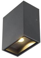 Sieninis lauko šviestuvas SLV Quad 1 XL, 4.5W, LED, IP44, antracito, 8.4 cm x 11 cm