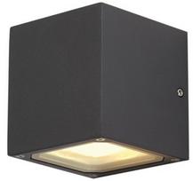Sieninis lauko šviestuvas SLV Sitra Cube, 4.5W, GX53, IP44, antracito, 10.8 cm x 11.5 cm