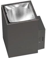Sieninis lauko šviestuvas AZzardo Roland SQ, 9W, LED, IP65, tamsiai pilka, 7.8 cm x 11.7 cm