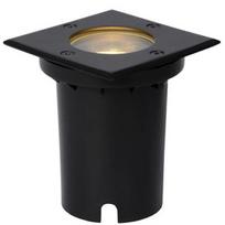 Įleidžiamas lauko grindų šviestuvas Lucide Biltin, 35W, GU10, IP67, juodas, 10.8 cm x 12.5 cm