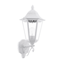 Sieninis lauko šviestuvas Eglo Navedo 93446, 60W, E27, IP44, baltas, 28.5 cm x 47.5 cm