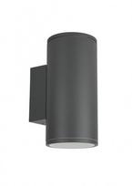 Sieninis lauko šviestuvas Su-Ma Adela Midi, 35W, GU10, IP54, tamsiai pilka, 9 cm x 19 cm