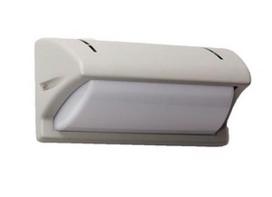 Sieninis lauko šviestuvas Su-Ma Nelly 2008, 60W, E27, IP54, sidabro, 25 cm x 12.8 cm
