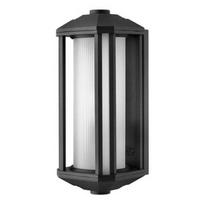 Sieninis lauko šviestuvas Quintiesse Castelle M, 60W, E27, IP44, juodas, 15.2 cm x 38.3 cm