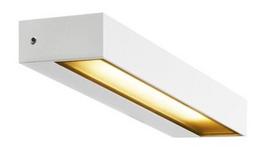 Sieninis lauko šviestuvas SLV Pema, 7.7W, LED, IP54, baltas, 7.5 cm x 3.2 cm