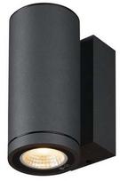 Sieninis lauko šviestuvas SLV Enola Round S, 6W, LED, IP65, antracito, 6.8 cm x 16 cm