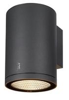 Sieninis lauko šviestuvas SLV Enola Round L, 36W, LED, IP65, antracito, 14 cm x 21.8 cm