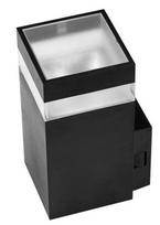 Sieninis lauko šviestuvas AZzardo Jason SQ, 9W, LED, IP65, juodas, 7.8 cm x 15.8 cm