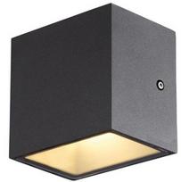 Sieninis lauko šviestuvas SLV Sitra S, 6.2W, LED, IP65, antracito, 11.8 cm x 11 cm