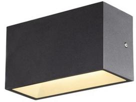 Sieninis lauko šviestuvas SLV Sitra M Up/Down, 7W, LED, IP65, antracito, 20 cm x 11 cm