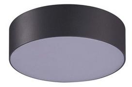 Lubinis lauko šviestuvas AZzardo Casper Round, 15W, LED, IP54, tamsiai pilka, 20 cm x 5.5 cm