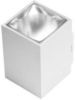 Sieninis lauko šviestuvas AZzardo Roland SQ, 9W, LED, IP65, baltas, 7.8 cm x 11.7 cm