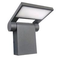 Sieninis lauko šviestuvas Su-Ma Neo, 9.5W, LED, IP54, pilkas, 12 cm x 11.5 cm