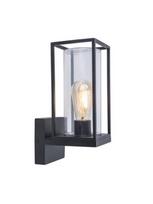 Sieninis lauko šviestuvas Lutec Flair 5288801012, 40W, E27, IP44, juodas, 12 cm x 31.3 cm