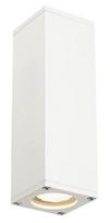 Sieninis lauko šviestuvas SLV Theo QPAR51, 35W, GU10, IP44, baltas, 7 cm x 22.5 cm