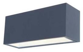 Sieninis lauko šviestuvas Lutec Gemini, 46W, LED, IP54, tamsiai pilka, 30 cm x 10.8 cm