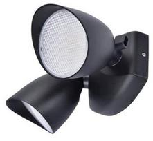 Sieninis lauko šviestuvas Lutec Shrimp, 23.5W, LED, IP54, juodas, 11 cm x 25.3 cm